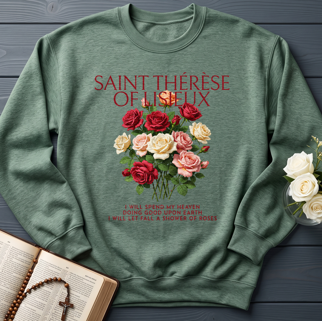 Saint Thérèse Of Lisieux I Will Spend My Heaven Doing Good Upon Earth I Will Let Fall A Shower Of Roses 01