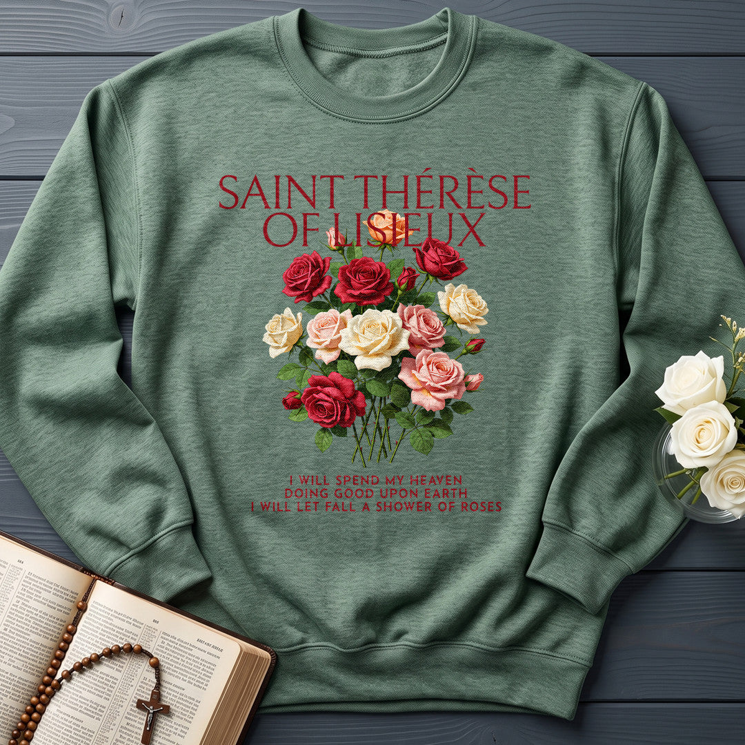 Saint Thérèse Of Lisieux I Will Spend My Heaven Doing Good Upon Earth I Will Let Fall A Shower Of Roses 01