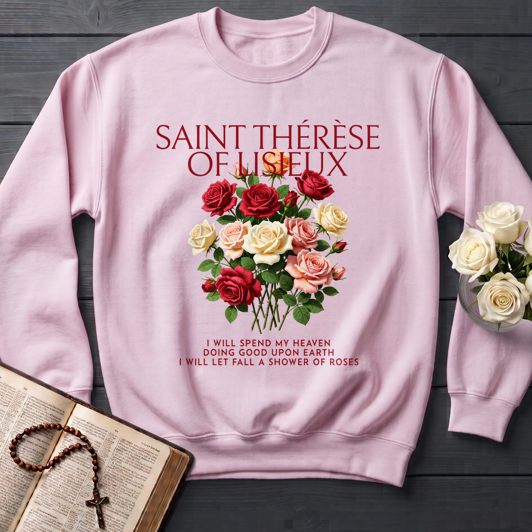 Saint Thérèse Of Lisieux I Will Spend My Heaven Doing Good Upon Earth I Will Let Fall A Shower Of Roses 01