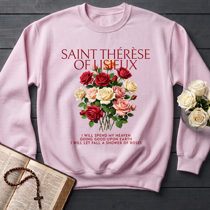 Saint Thérèse Of Lisieux I Will Spend My Heaven Doing Good Upon Earth I Will Let Fall A Shower Of Roses 01