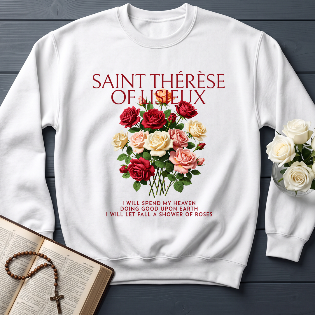 Saint Thérèse Of Lisieux I Will Spend My Heaven Doing Good Upon Earth I Will Let Fall A Shower Of Roses 01