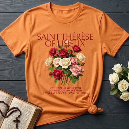 Saint Thérèse Of Lisieux I Will Spend My Heaven Doing Good Upon Earth I Will Let Fall A Shower Of Roses 01