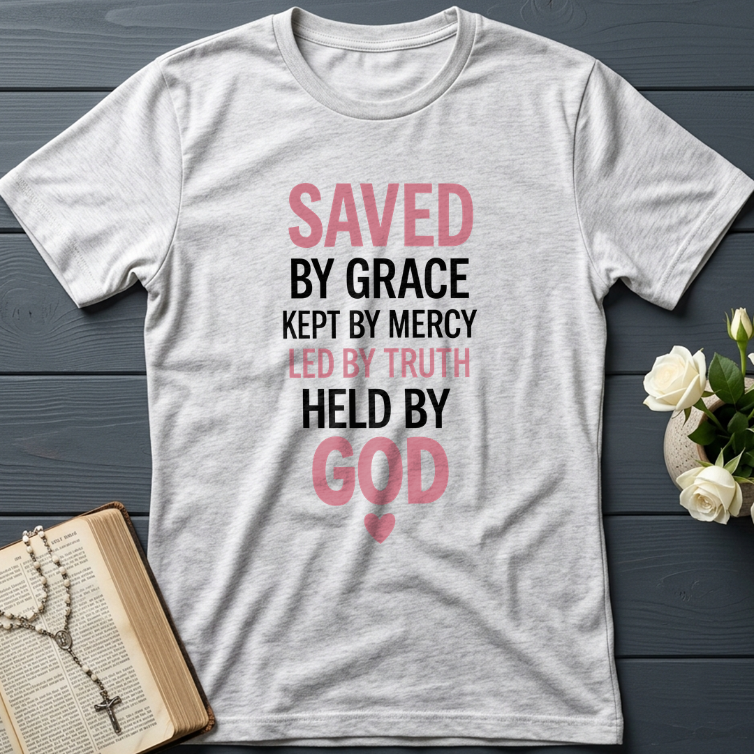 Saved By Grace Kept By Mercy Led By Truth Held By God 01