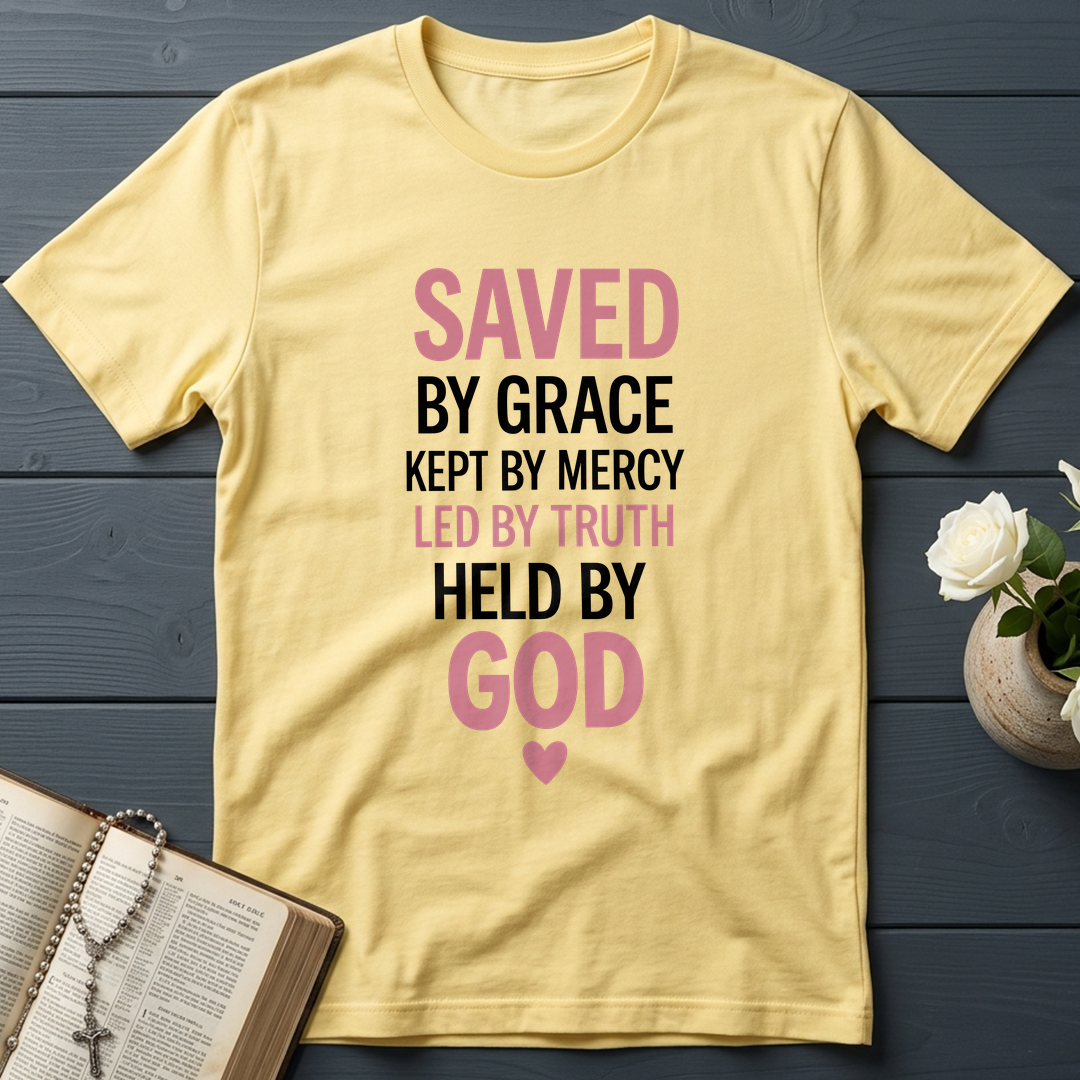 Saved By Grace Kept By Mercy Led By Truth Held By God 01