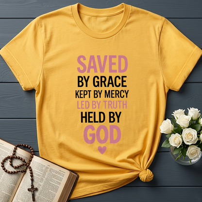 Saved By Grace Kept By Mercy Led By Truth Held By God 01