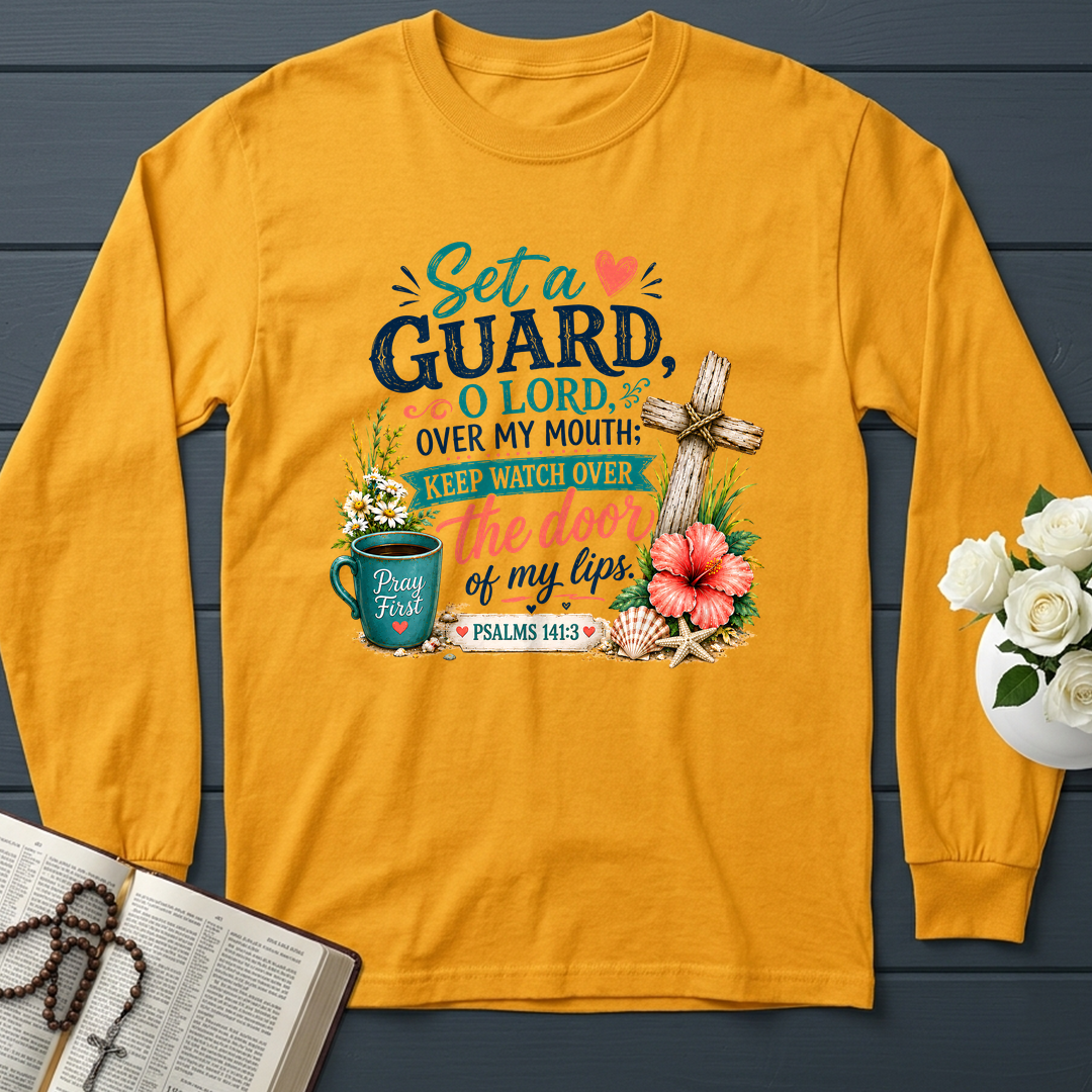 Set A Guard O Lord Over My Mouth Keep Watch Over Psalms 141.3 01