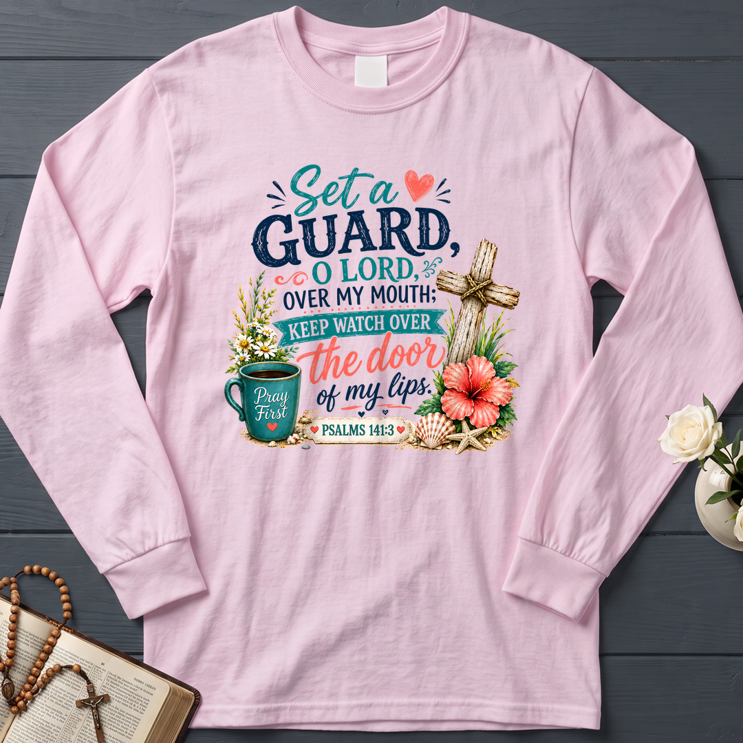 Set A Guard O Lord Over My Mouth Keep Watch Over Psalms 141.3 01