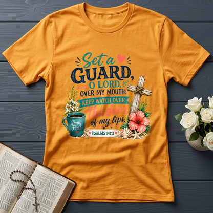 Set A Guard O Lord Over My Mouth Keep Watch Over Psalms 141.3 01
