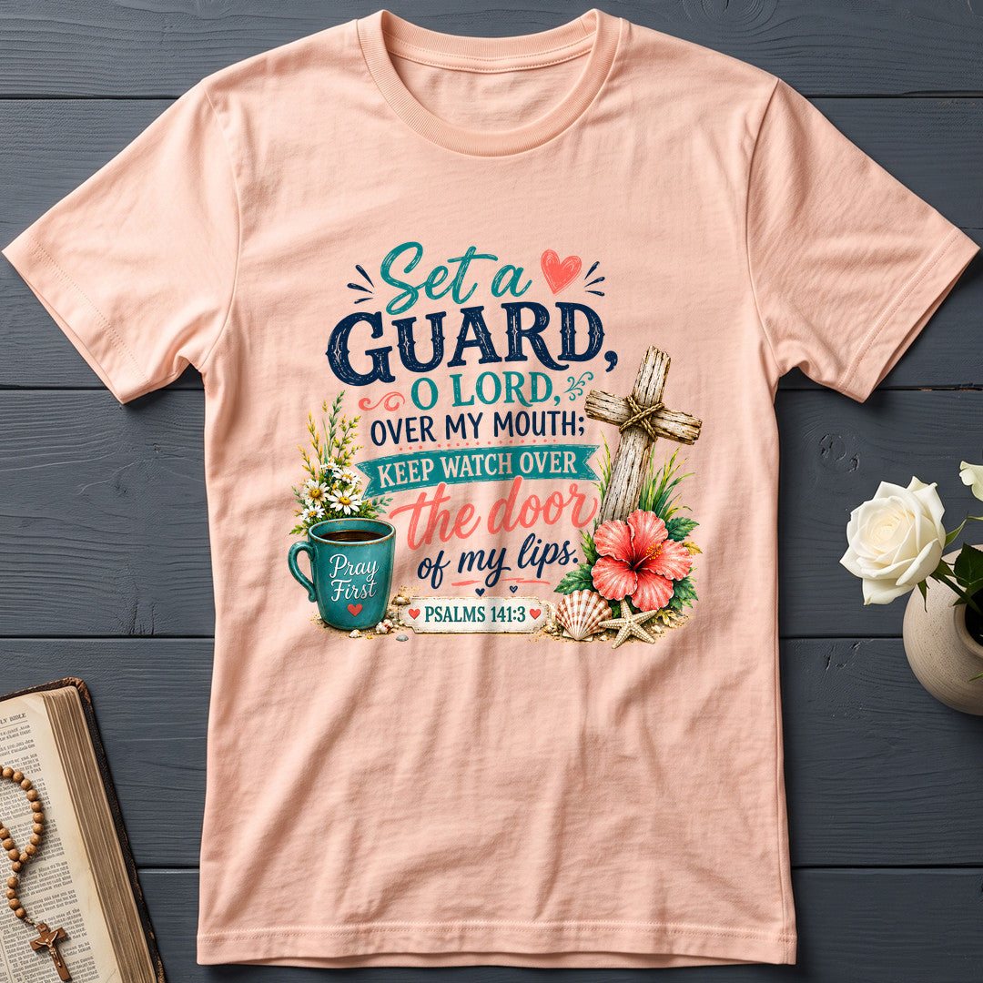 Set A Guard O Lord Over My Mouth Keep Watch Over Psalms 141.3 01