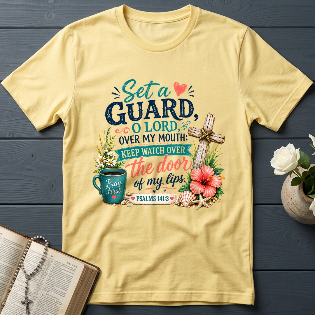 Set A Guard O Lord Over My Mouth Keep Watch Over Psalms 141.3 01