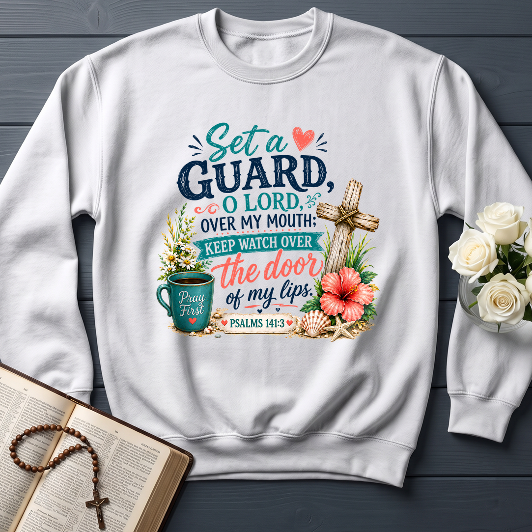 Set A Guard O Lord Over My Mouth Keep Watch Over Psalms 141.3 01