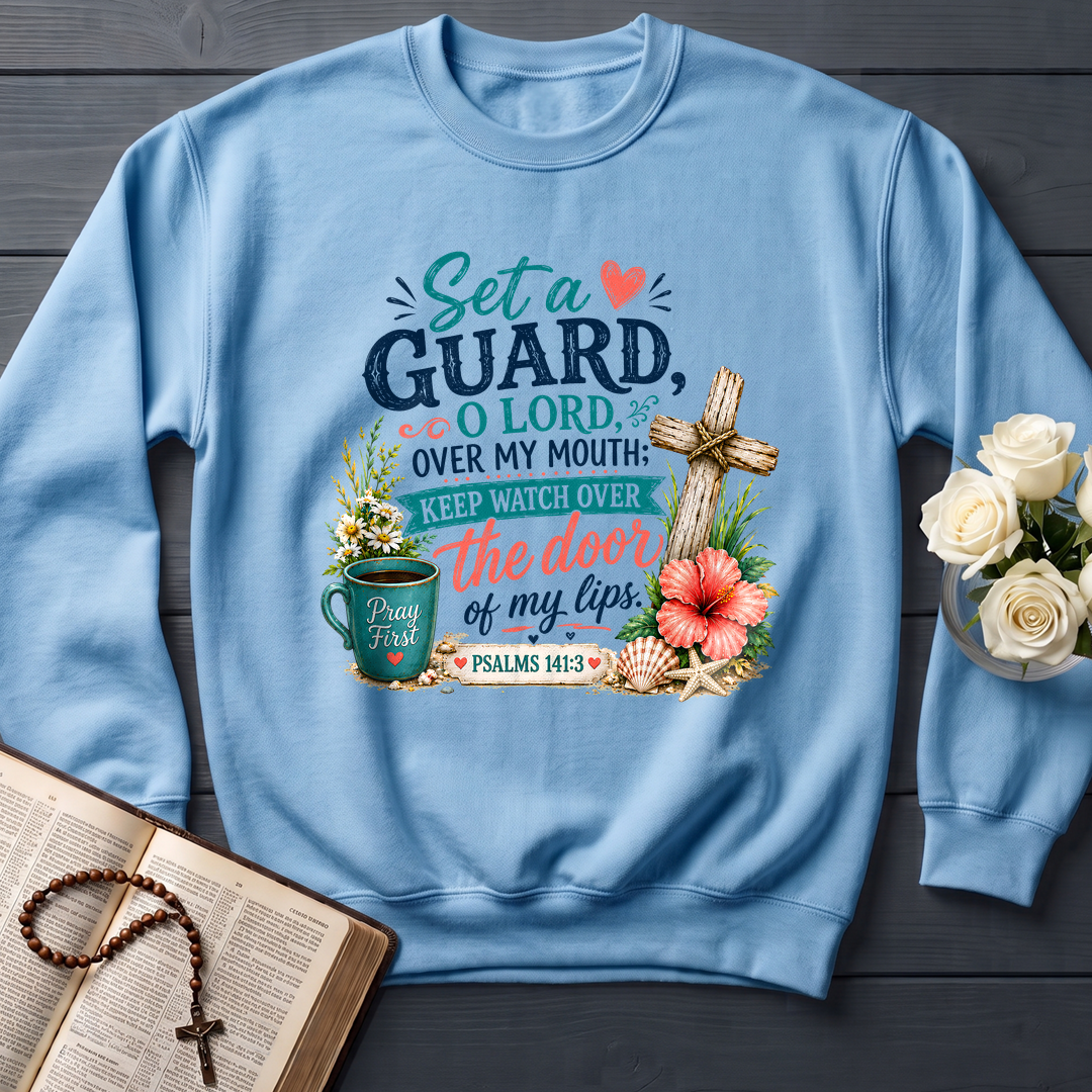Set A Guard O Lord Over My Mouth Keep Watch Over Psalms 141.3 01