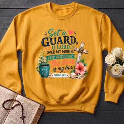 Set A Guard O Lord Over My Mouth Keep Watch Over Psalms 141.3 01