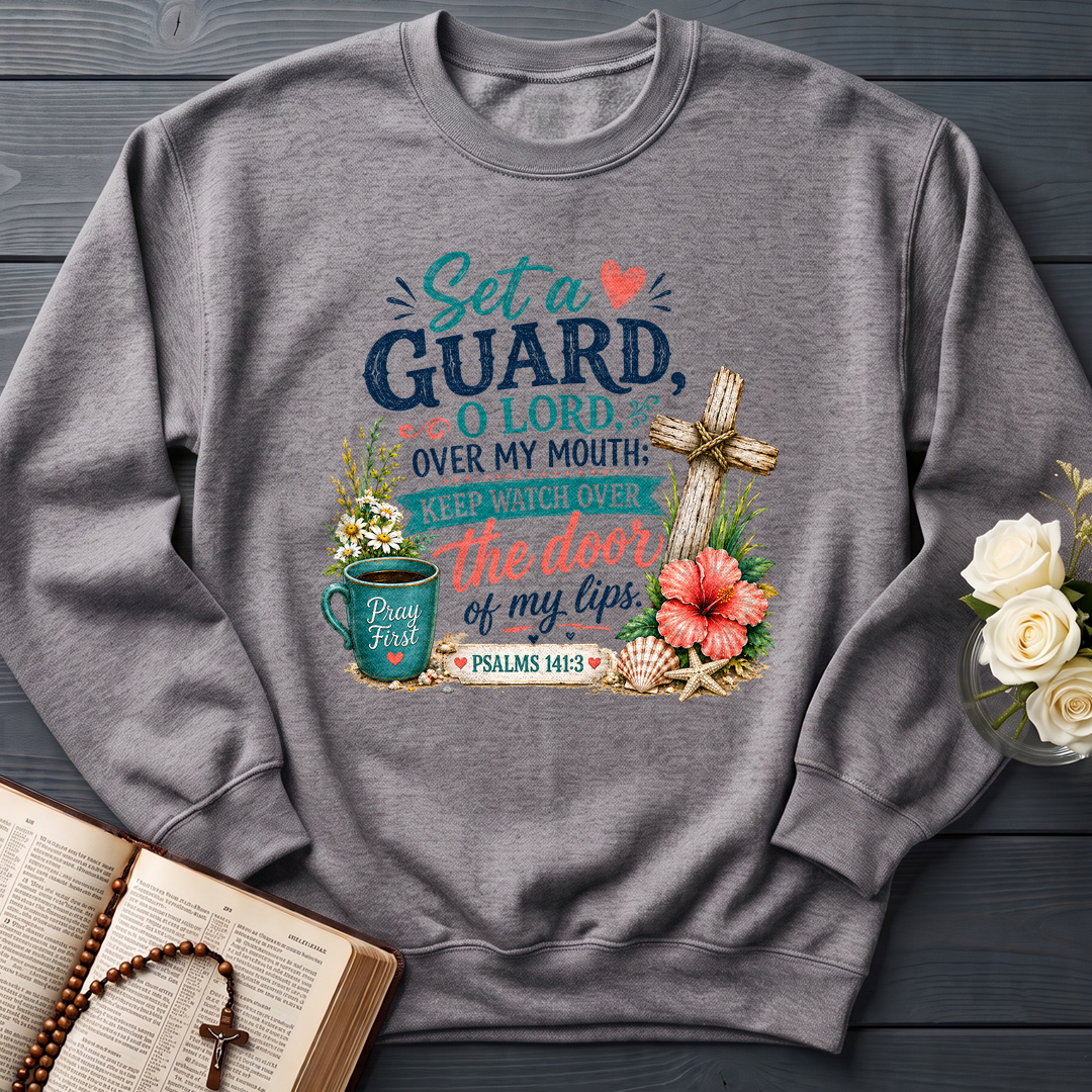 Set A Guard O Lord Over My Mouth Keep Watch Over Psalms 141.3 01