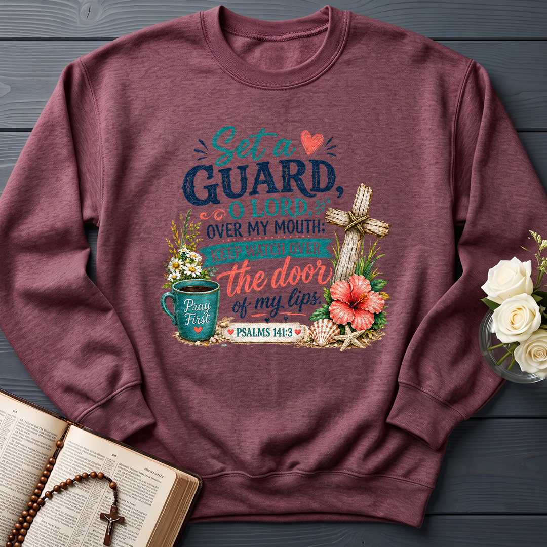 Set A Guard O Lord Over My Mouth Keep Watch Over Psalms 141.3 01