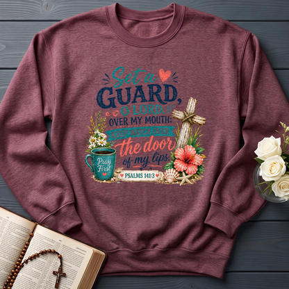 Set A Guard O Lord Over My Mouth Keep Watch Over Psalms 141.3 01