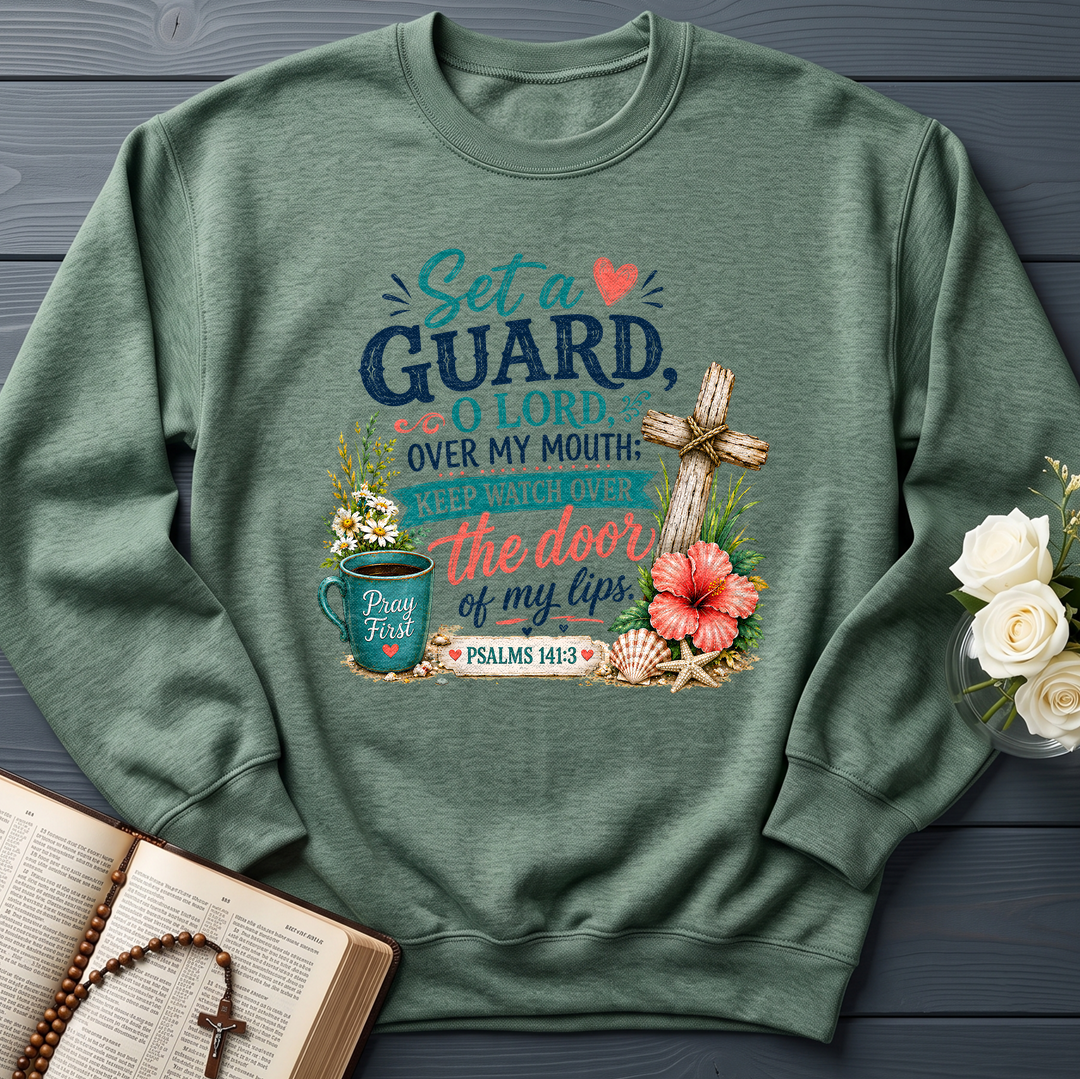 Set A Guard O Lord Over My Mouth Keep Watch Over Psalms 141.3 01