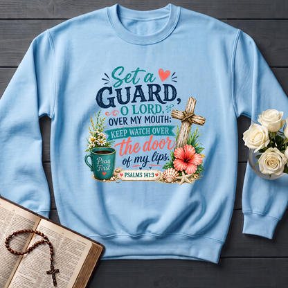 Set A Guard O Lord Over My Mouth Keep Watch Over Psalms 141.3 01