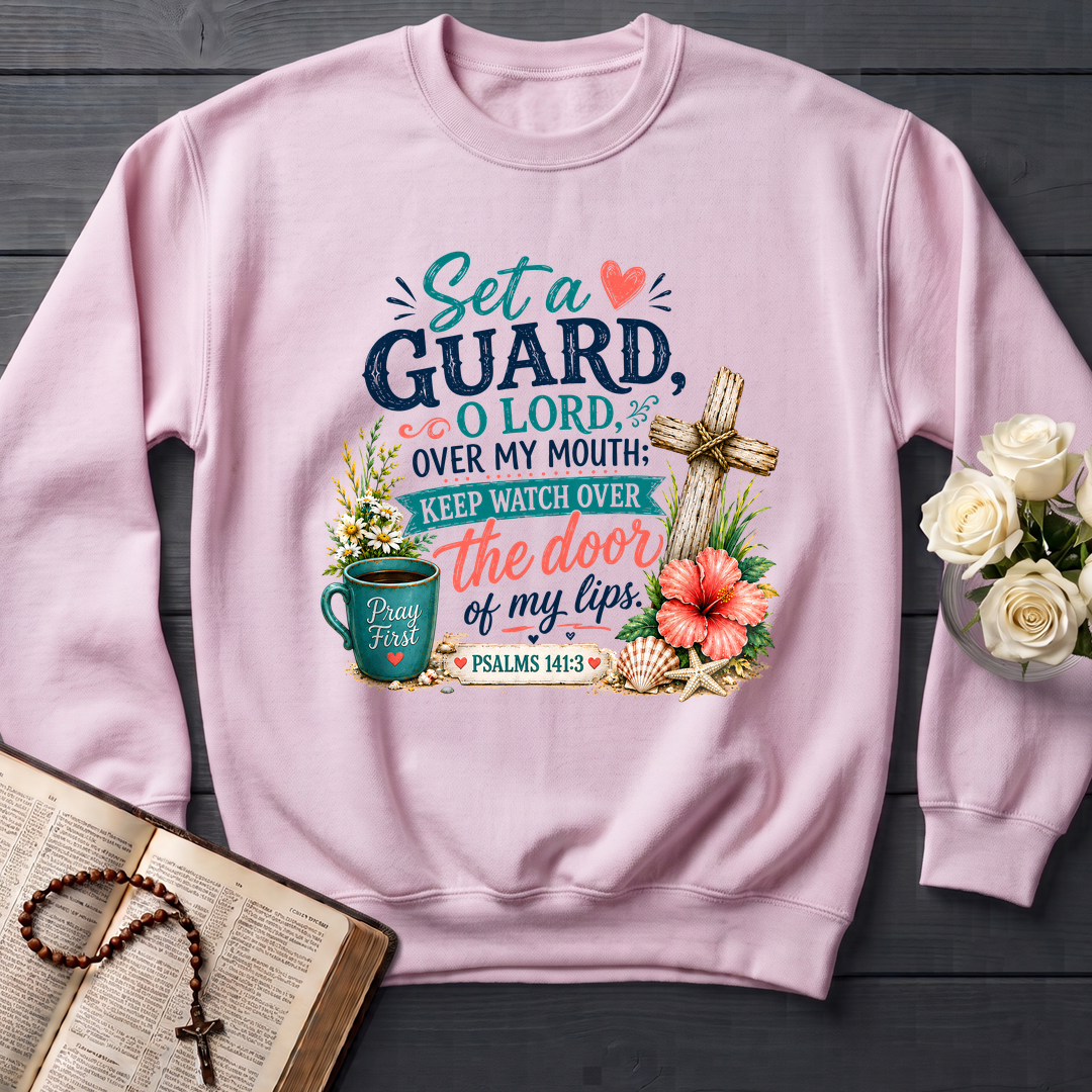 Set A Guard O Lord Over My Mouth Keep Watch Over Psalms 141.3 01