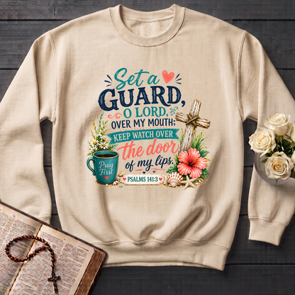 Set A Guard O Lord Over My Mouth Keep Watch Over Psalms 141.3 01