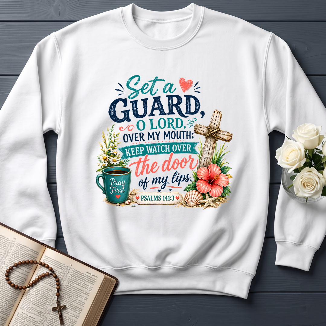 Set A Guard O Lord Over My Mouth Keep Watch Over Psalms 141.3 01