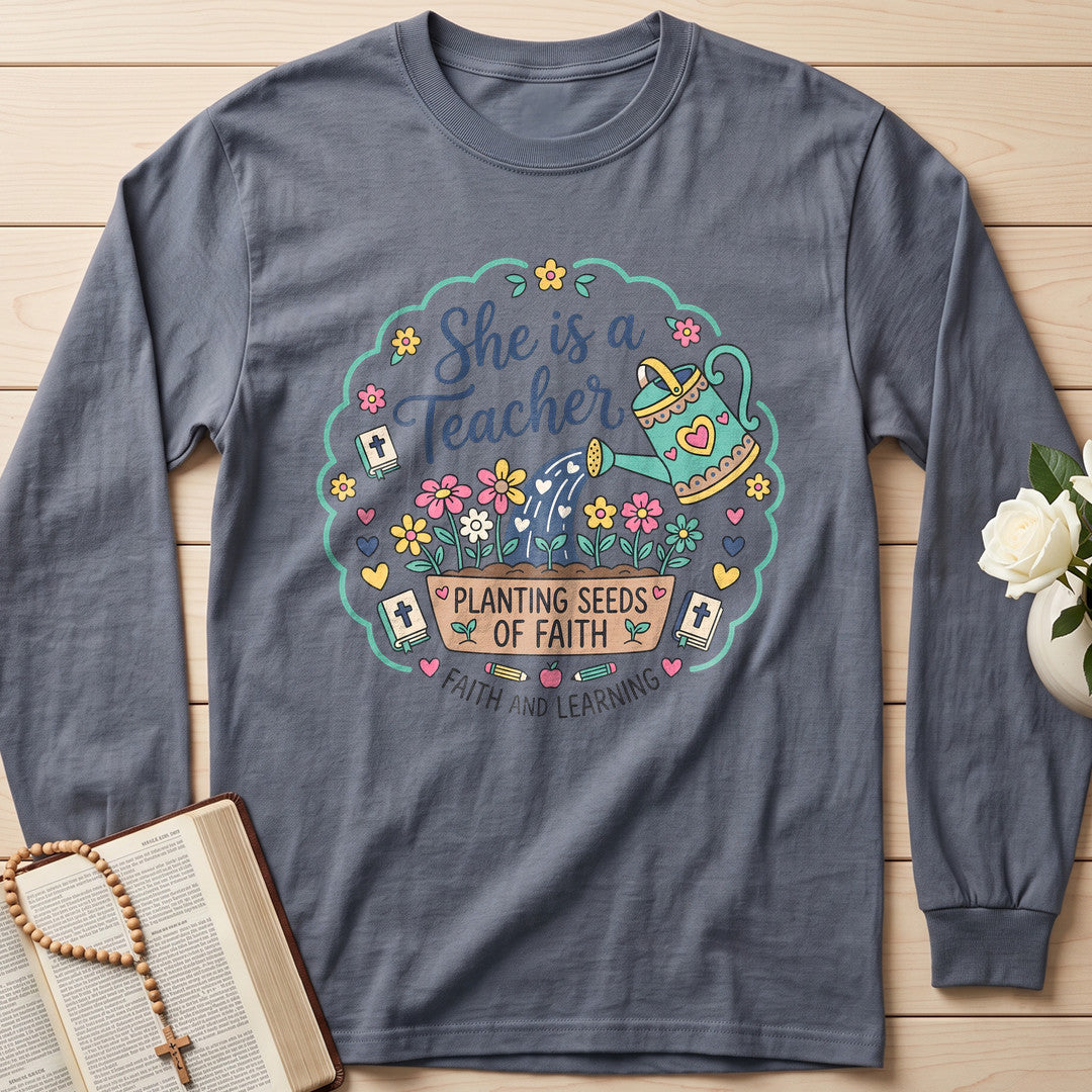 She Is A Teacher Planting Seeds Of Faith And Learning 01