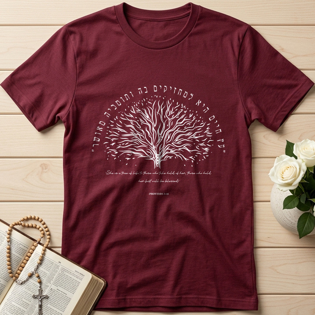 She Is A Tree Of Life To Those Who Take Hold Of Her Those Who Hold Her Fast Will Be Blessed Proverbs 3.18 01