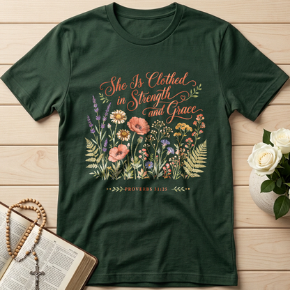 She Is Clothed In Strength And Grace Proverbs 31.25 01