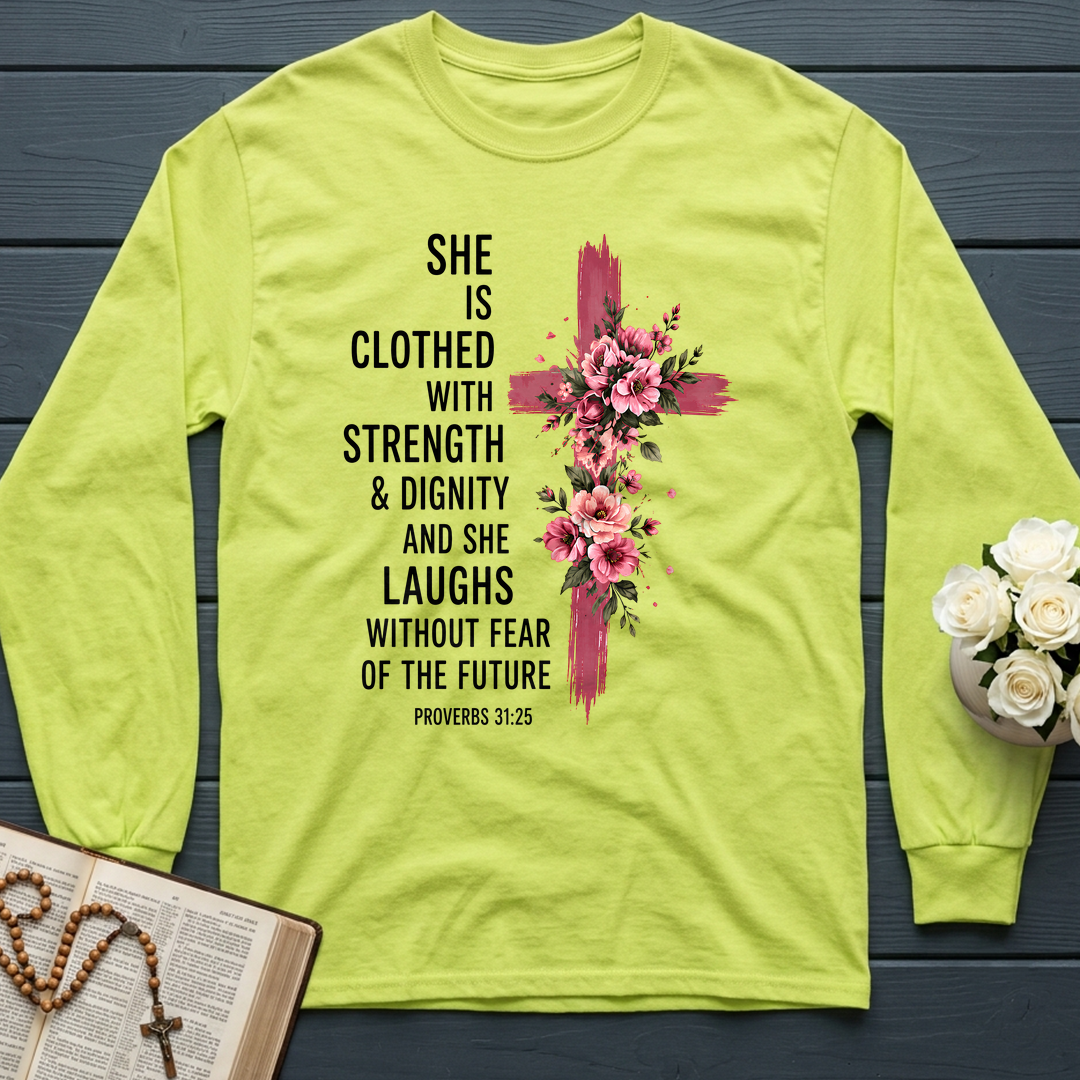 She Is Clothed With Strength And Dignity And She Laughs Without Fear Of The Future 03