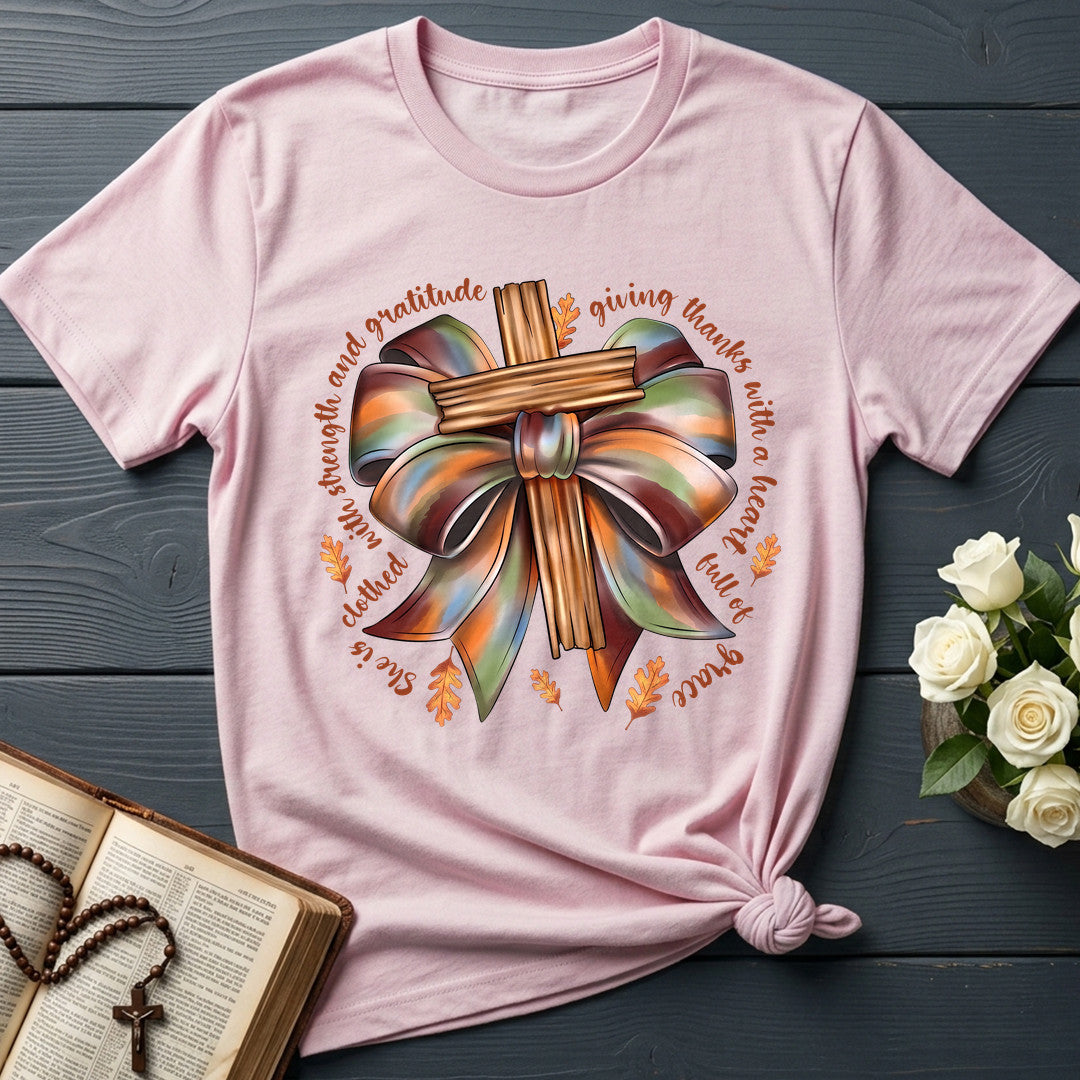 She Is Clothed With Strength And Gratitude Giving Thanks With A Heart Full Of Grace 02