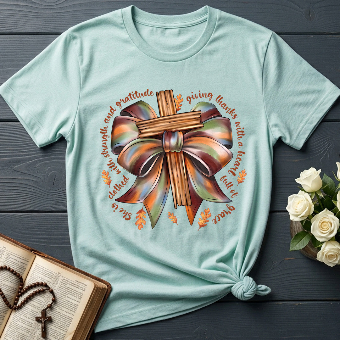 She Is Clothed With Strength And Gratitude Giving Thanks With A Heart Full Of Grace 02