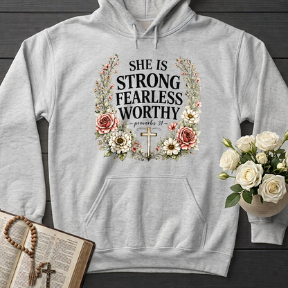 She Is Strong Fearless Worthy Proverbs 31 01