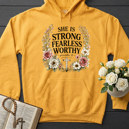 She Is Strong Fearless Worthy Proverbs 31 01