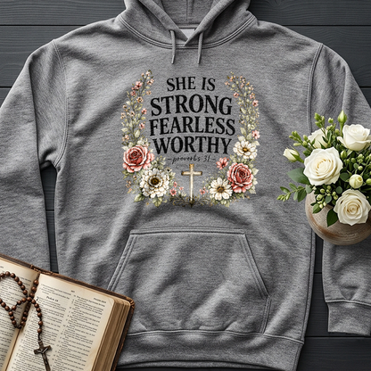 She Is Strong Fearless Worthy Proverbs 31 01