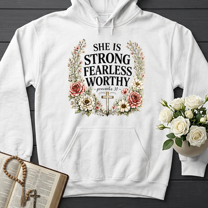She Is Strong Fearless Worthy Proverbs 31 01