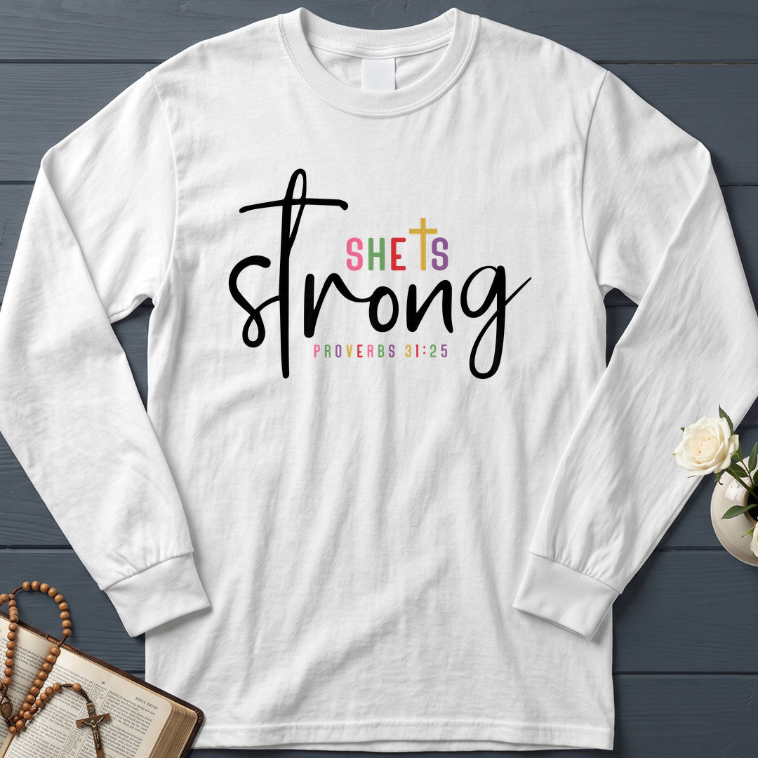 She Is Strong Proverbs 31.25 01