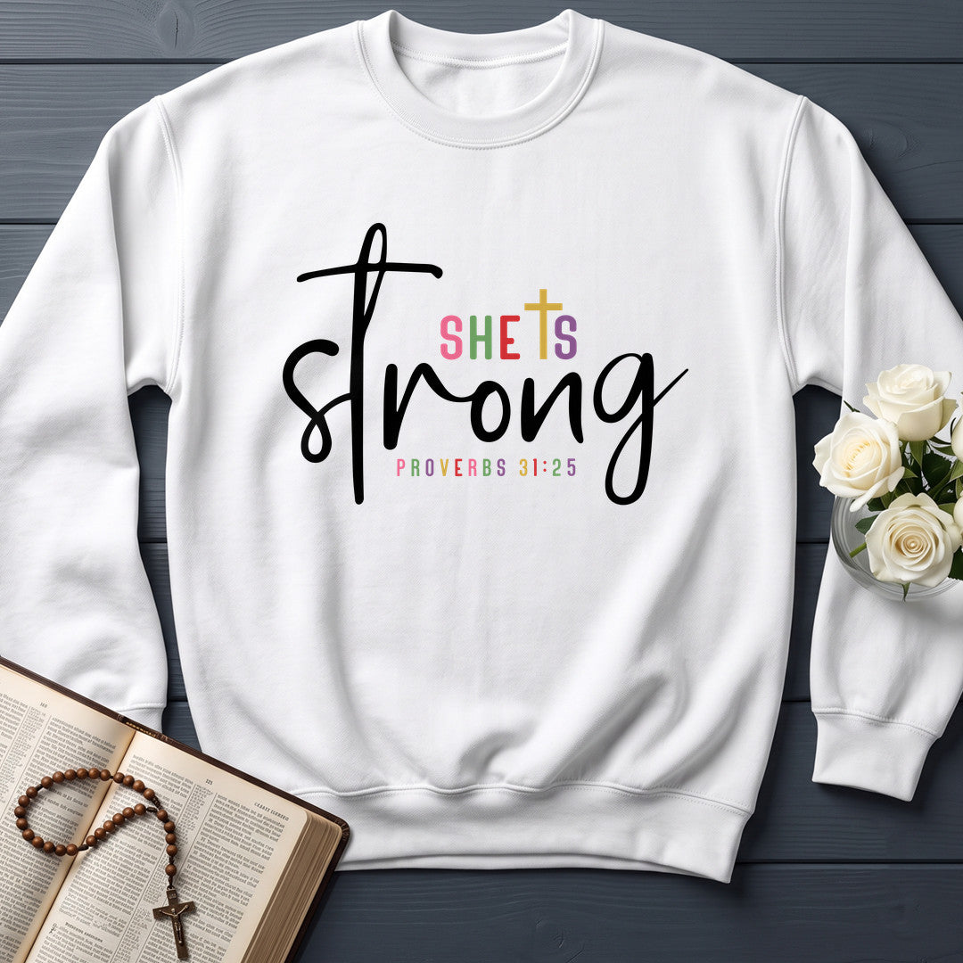 She Is Strong Proverbs 31.25 01