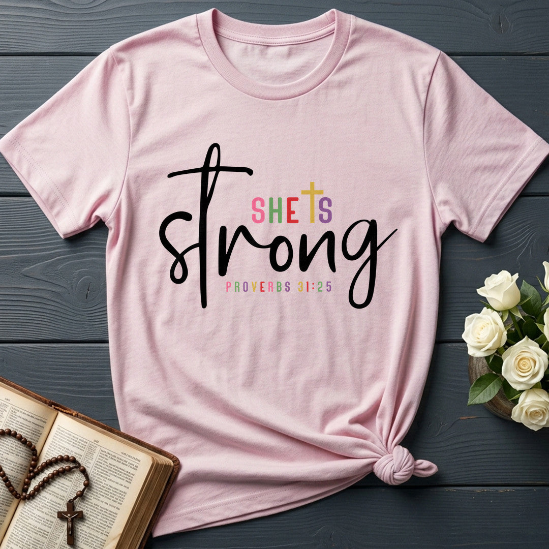 She Is Strong Proverbs 31.25 01