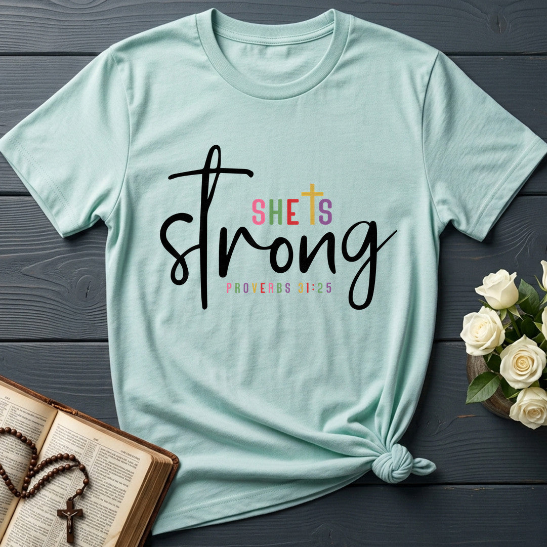 She Is Strong Proverbs 31.25 01