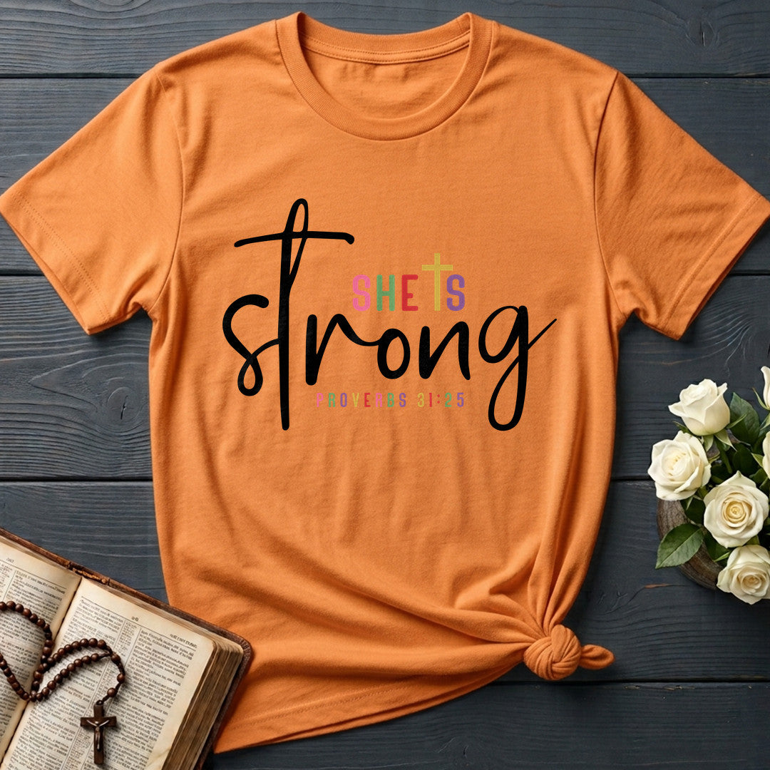She Is Strong Proverbs 31.25 01