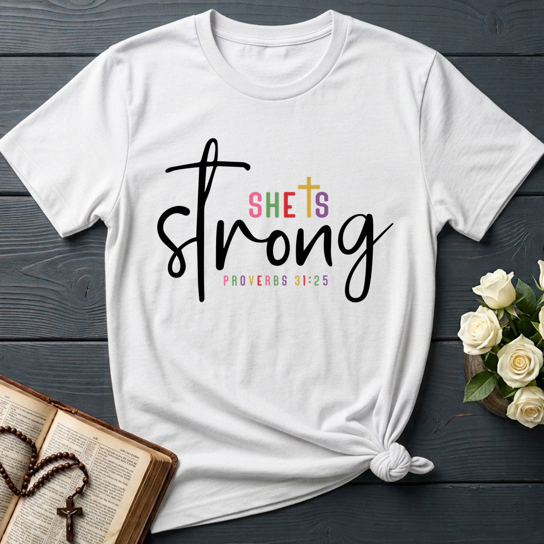 She Is Strong Proverbs 31.25 01
