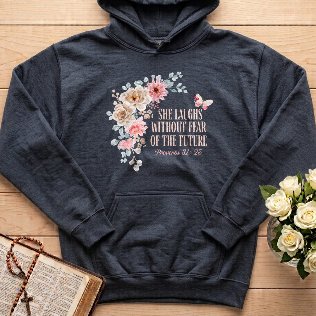 She Laughs Without Fear Of The Future Proverbs 31.25 01