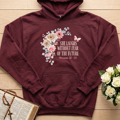 She Laughs Without Fear Of The Future Proverbs 31.25 01