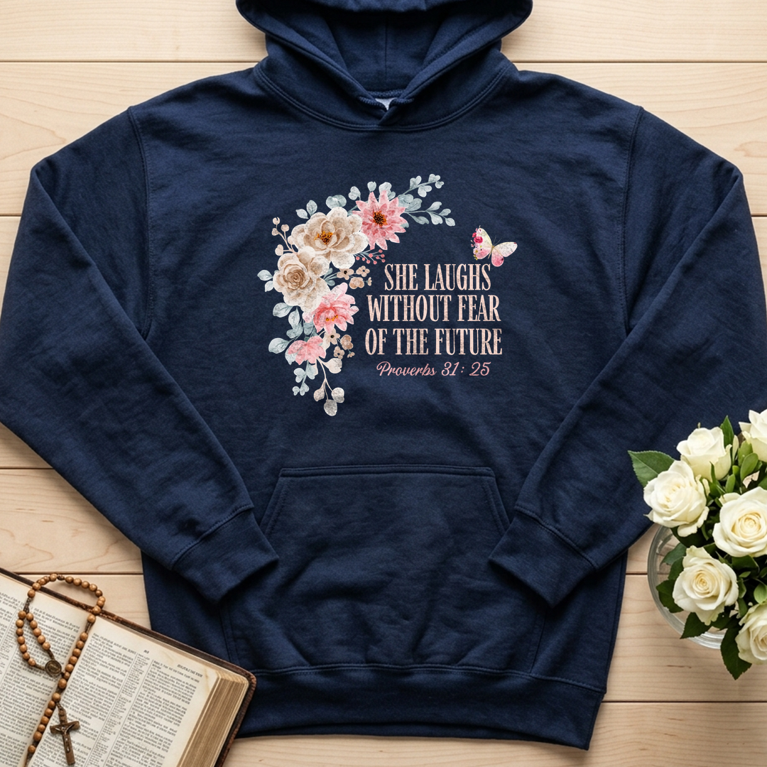 She Laughs Without Fear Of The Future Proverbs 31.25 01
