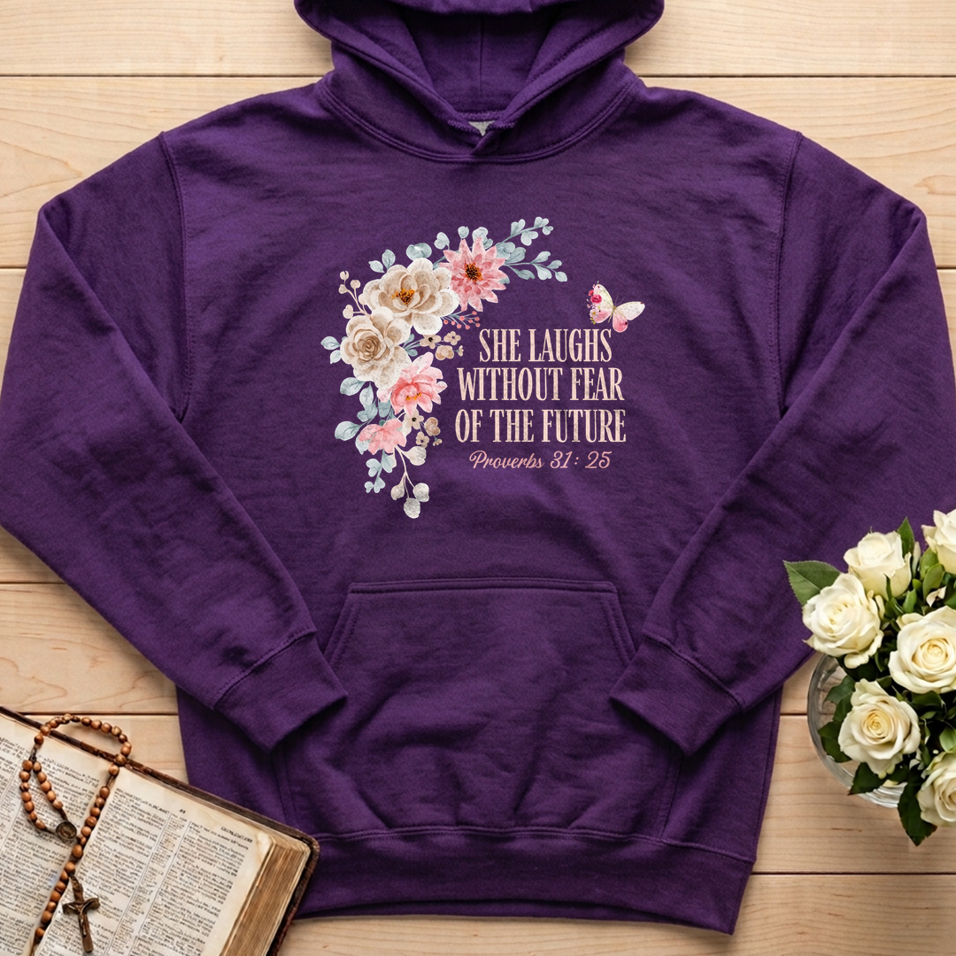 She Laughs Without Fear Of The Future Proverbs 31.25 01