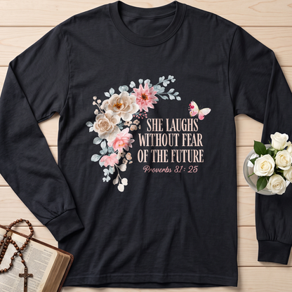 She Laughs Without Fear Of The Future Proverbs 31.25 01