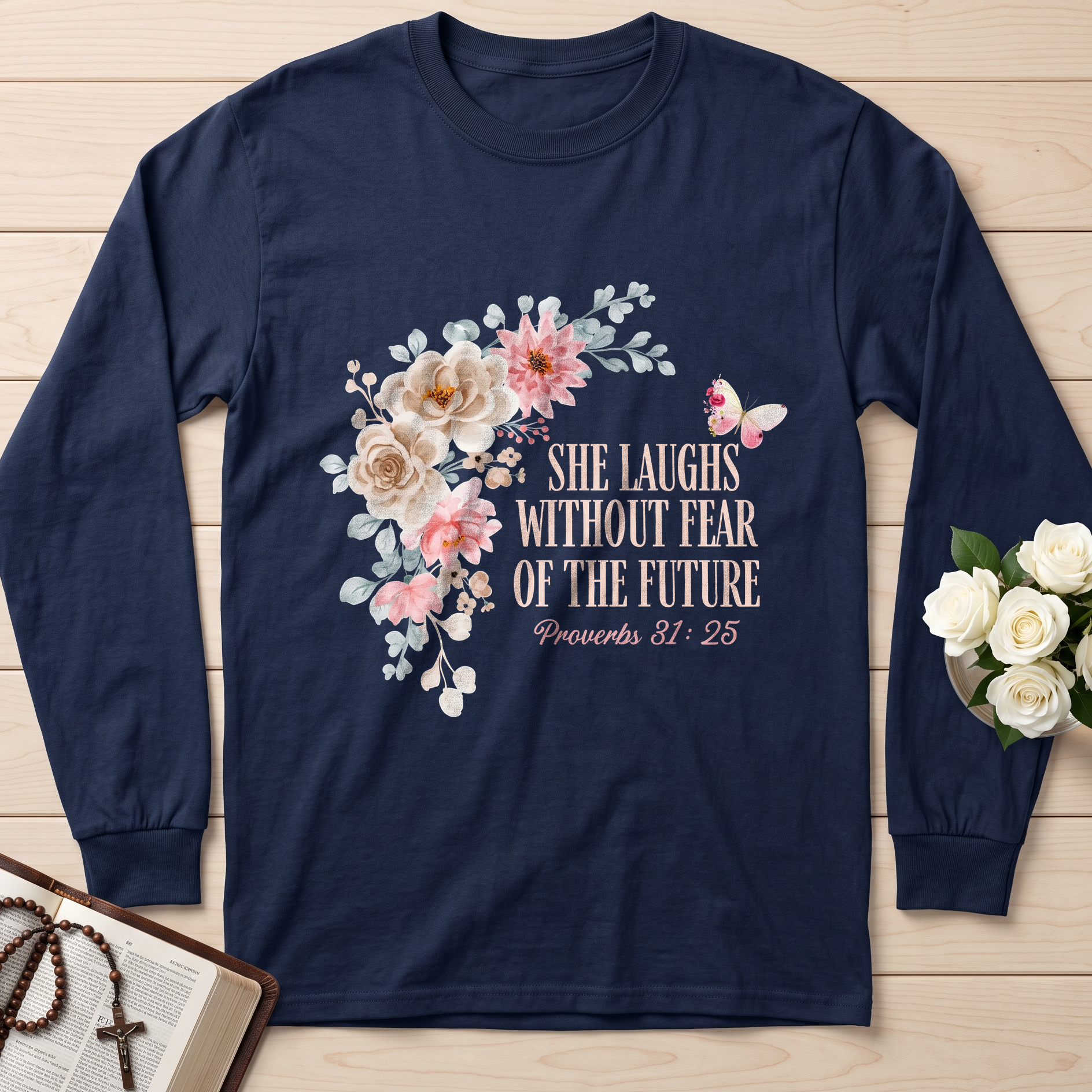 She Laughs Without Fear Of The Future Proverbs 31.25 01
