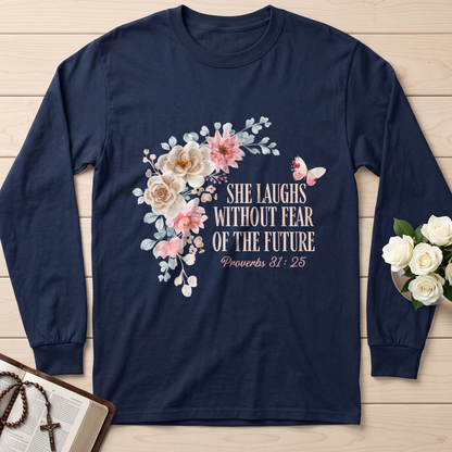 She Laughs Without Fear Of The Future Proverbs 31.25 01