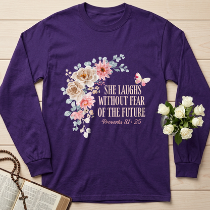 She Laughs Without Fear Of The Future Proverbs 31.25 01