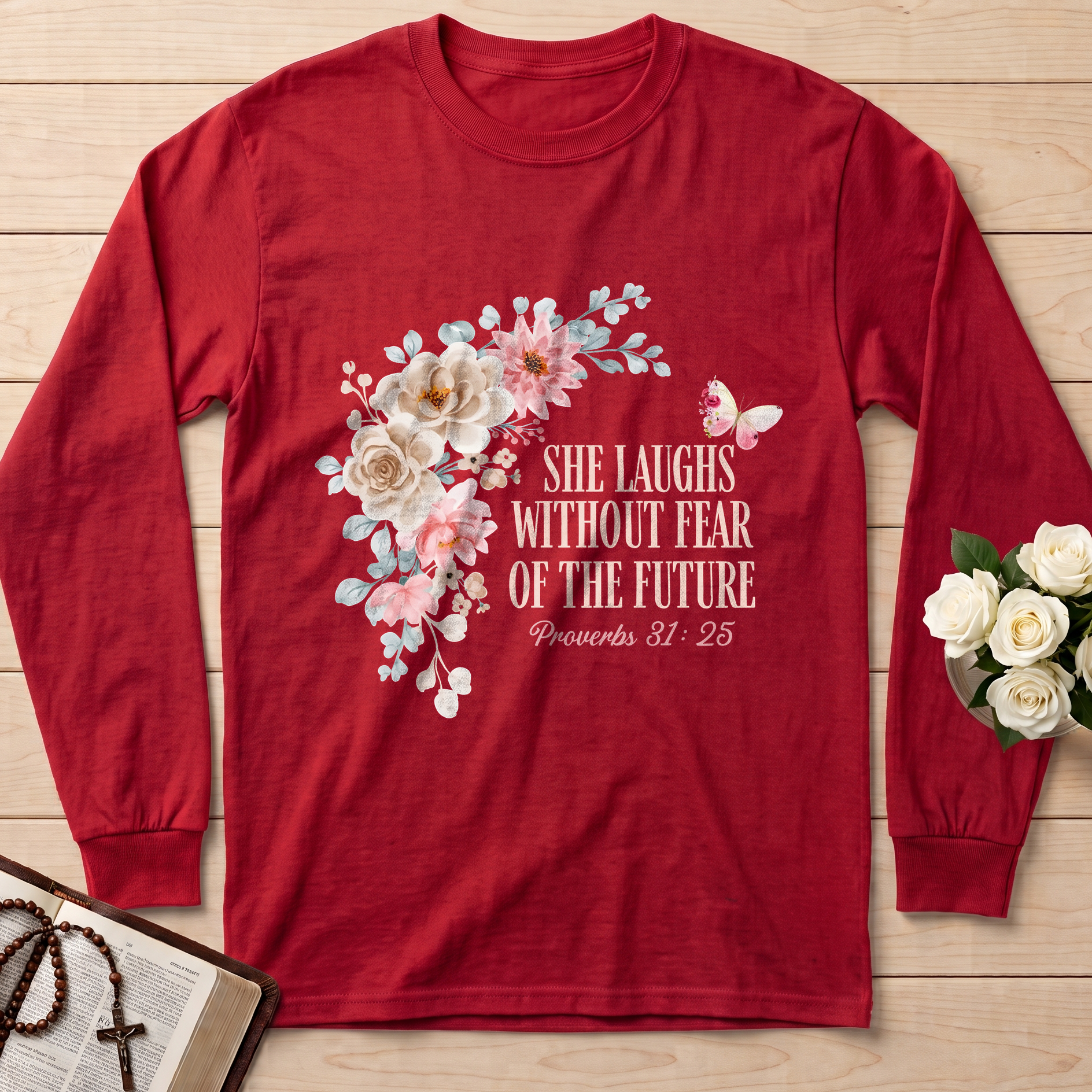 She Laughs Without Fear Of The Future Proverbs 31.25 01